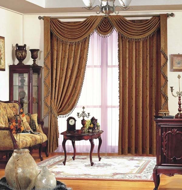 欧式布艺窗帘
